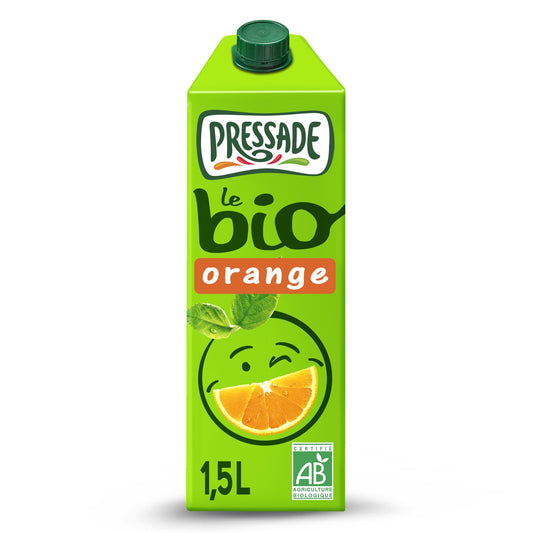 PRESSADE Organic Sweet and Pulp-Free Orange Nectar