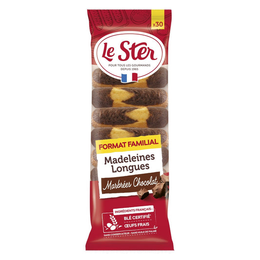 Madeleines Longues Marbrées LE STER le paquet de 375g