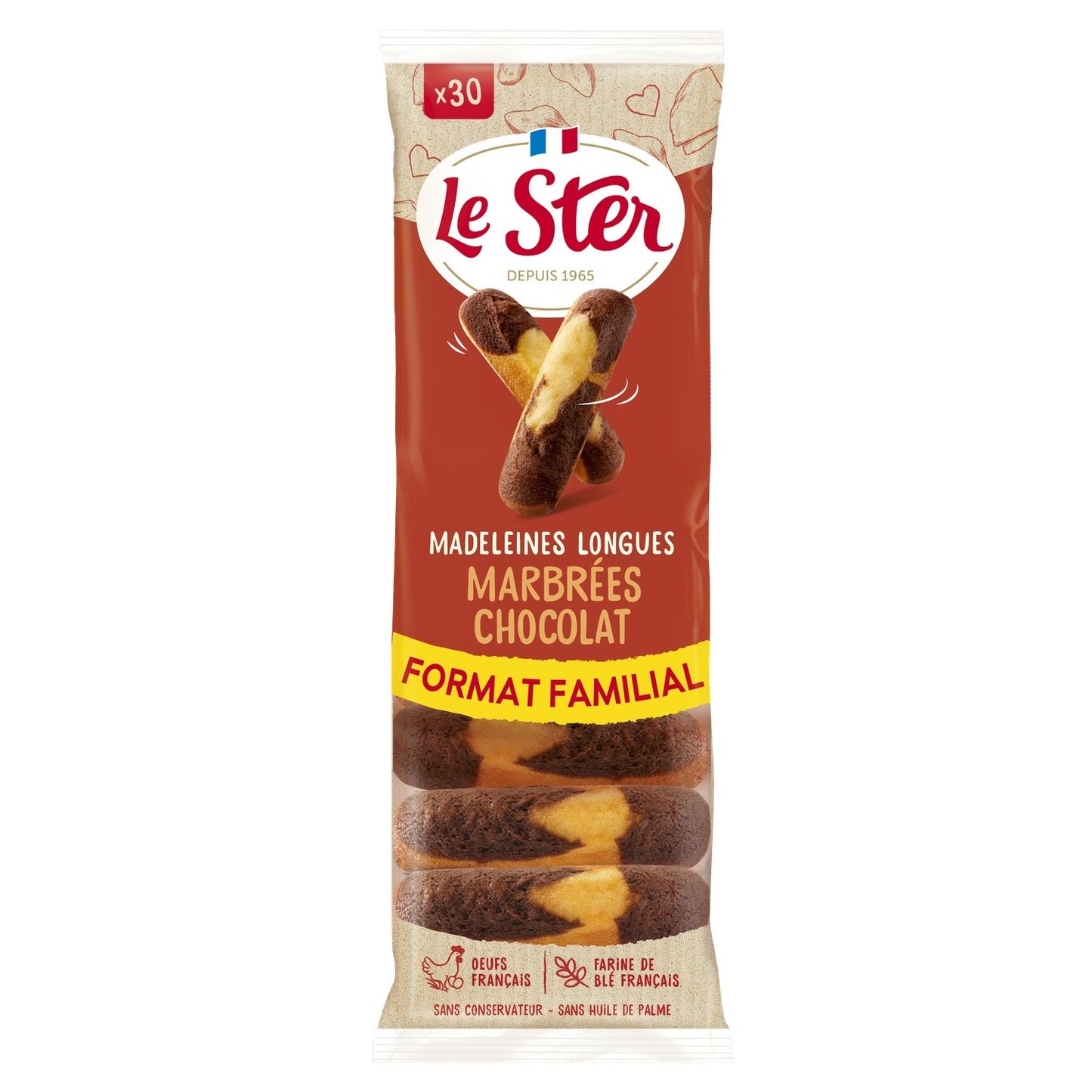 Lange Marmor-Madeleines LE STER