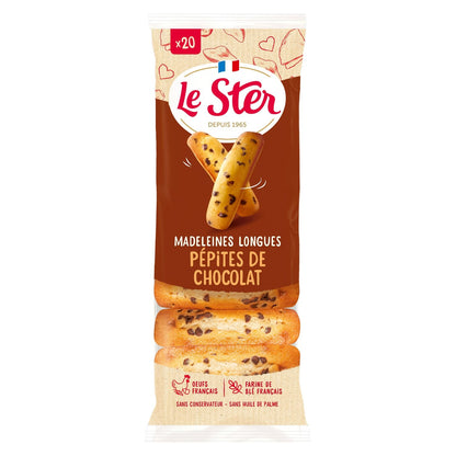 LE STER Long Chocolate Chip Madeleines