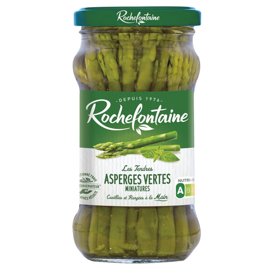 Asperges Vertes Miniature ROCHEFONTAINE le pot de 100g