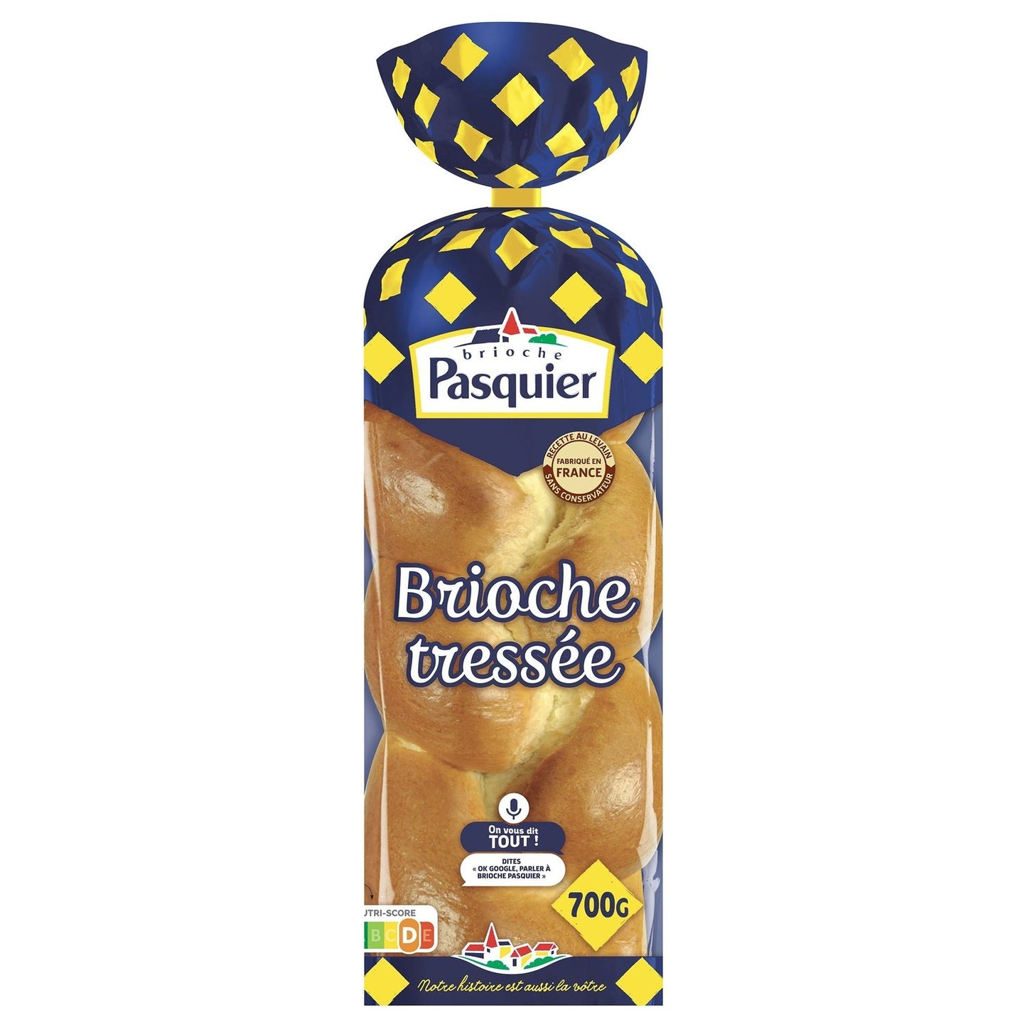 Brioche Tressé Nature PASQUIER