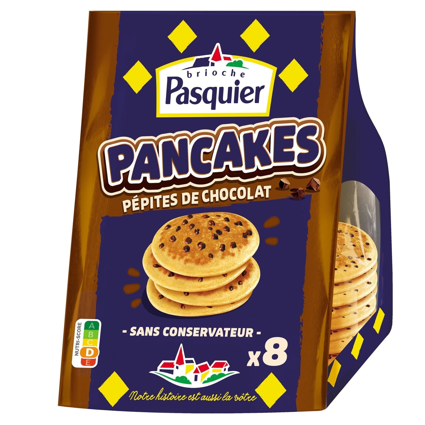 Pancakes Pépites de Chocolat PASQUIER 