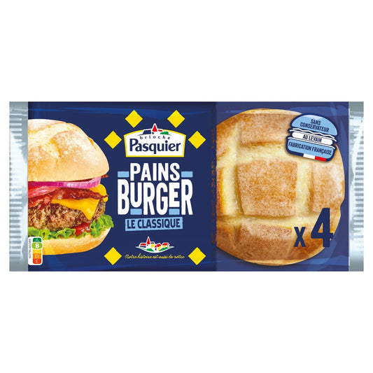 Pains burgers classiques PASQUIER 