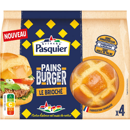 PASQUIER Brioche Burger Buns