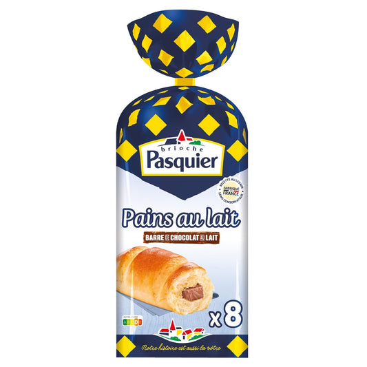 Pains au Lait Barre de Chocolat des Alpes PASQUIER le sachet de 320g