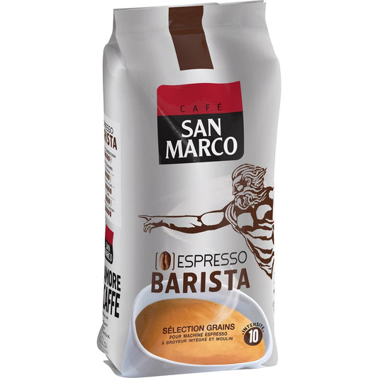 Café en Grains Espresso Barista N°10 SAN MARCO le paquet de 1Kg