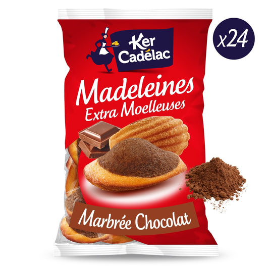 KER CADELAC Chocolate Marbled Madeleines