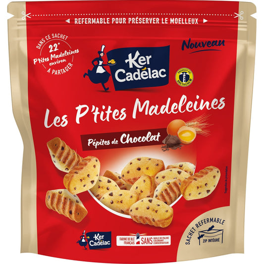 Madeleine Pépites de Chocolat à Partager KER CADELAC le sachet de 363g