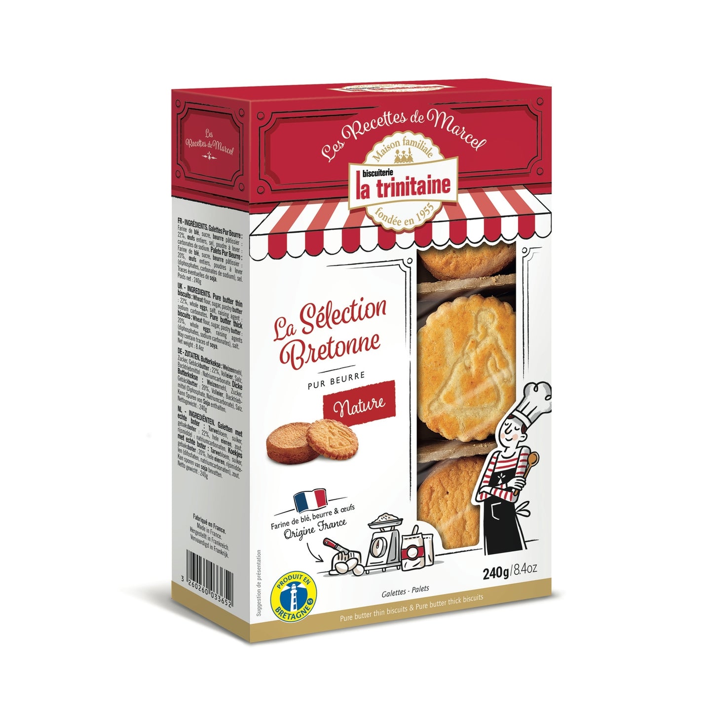 Biscuit Bretons Les Recettes de Marcel LA TRINITAINE 