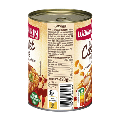 Individual Cassoulet Dish Slow-cooked WILLIAM SAURIN