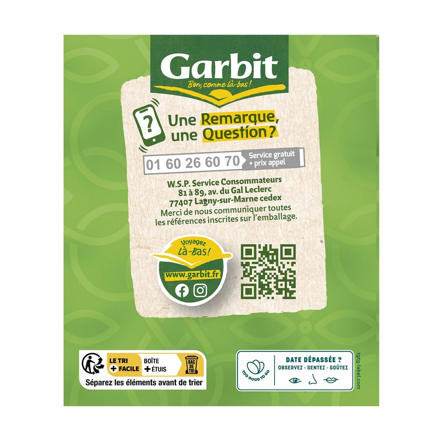 [ANTI-GASPILLAGE] Plat Familial Couscous aux 9 Légumes GARBIT - Date de durabilité minimale : 06/09/2025