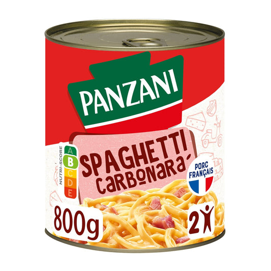 Spaghetti Carbonara PANZANI la boite de 800g