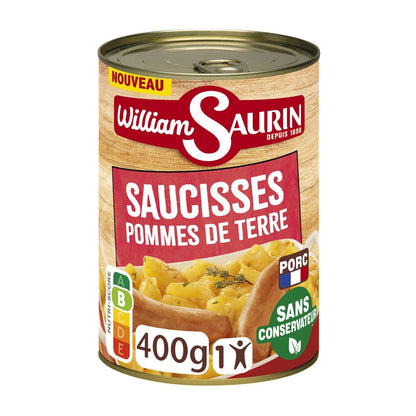 Sausages and Potatoes and Onion Juice WILLIAM SAURIN