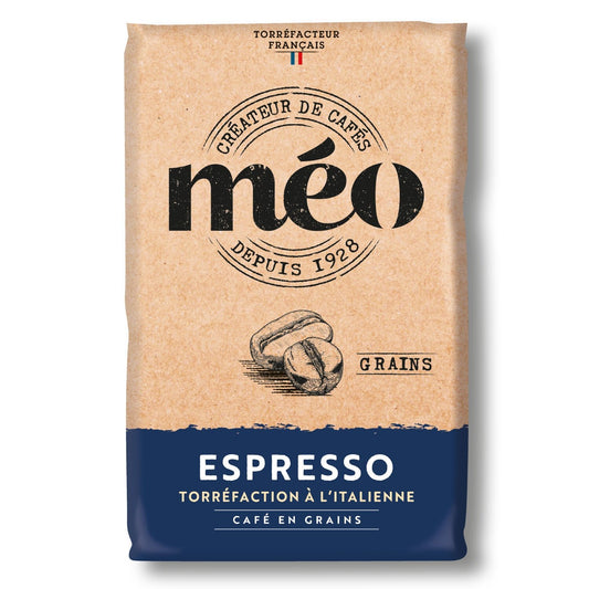 Café en Grains Espresso Corsé MEO le paquet de 1kg