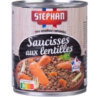 Saucisses aux Lentilles STEPHAN la boite de 840g