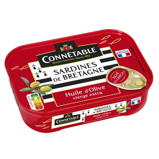 Sardines in Extra Virgin Olive Oil from Brittany MSC CONNETABLE