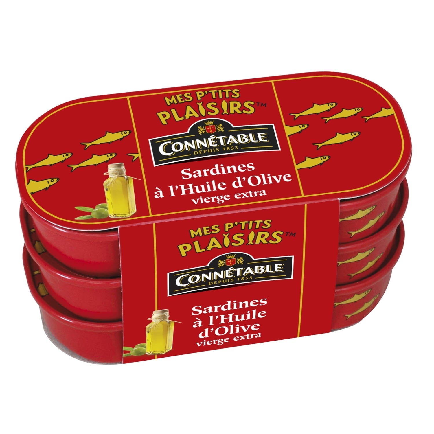 Sardines à l'Huile d'Olive Vierge Extra CONNETABLE 