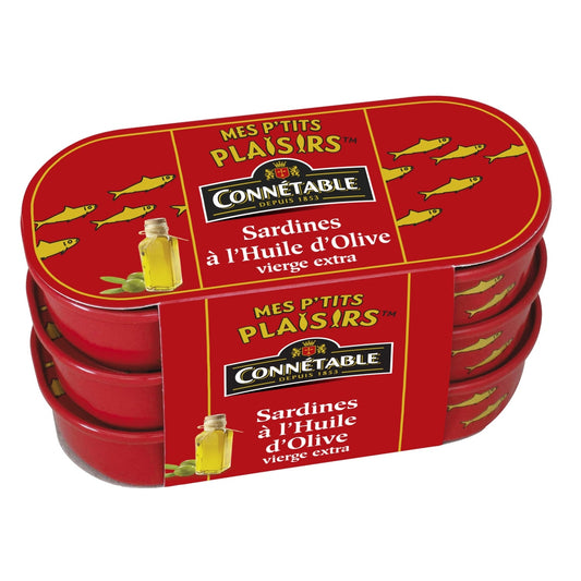 Sardines à l'Huile d'Olive Vierge Extra CONNETABLE 