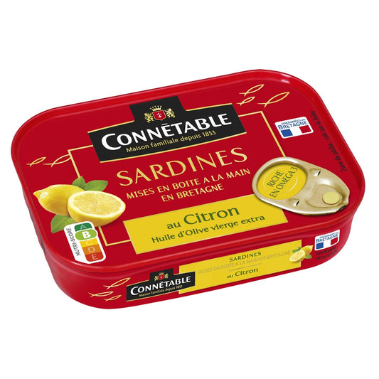 Sardines in Olive Oil with Lemon CONNETABLE