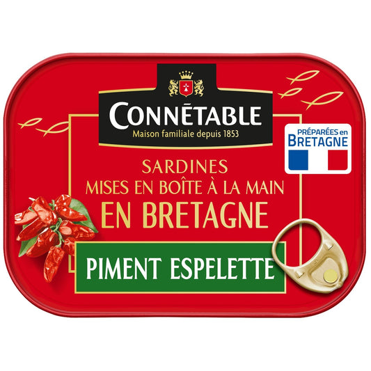 Sardines with Sweet Espelette Pepper CONNETABLE