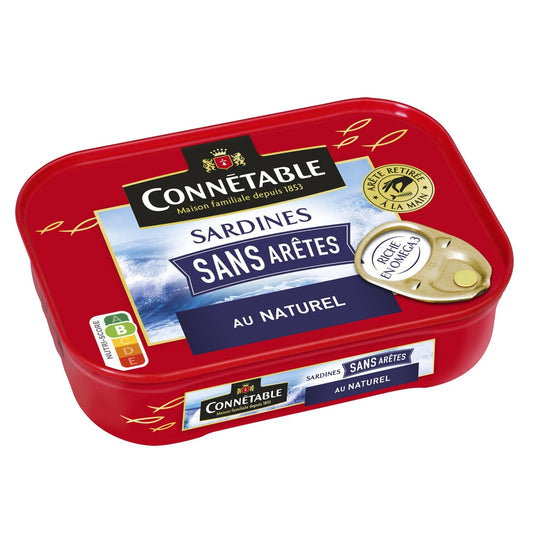 CONNETABLE Boneless Sardines in Natural Condition