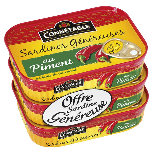 Sardines with CONNETABLE Chili Pepper