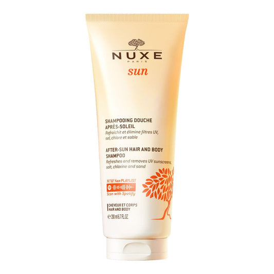 Gel Douche Corps Cheveux Après-Soleil Adoucit et Parfume NUXE le tube de 200mL