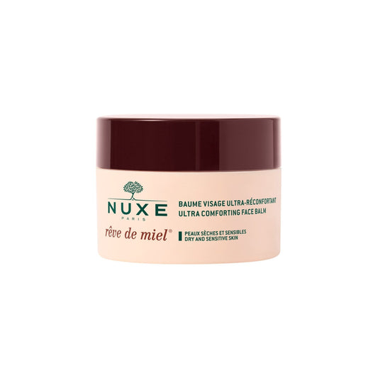 Baume Visage Femme Peau Sèche et Sensible Nourrissant et Réparateur Rêve de Miel NUXE le pot de 50mL