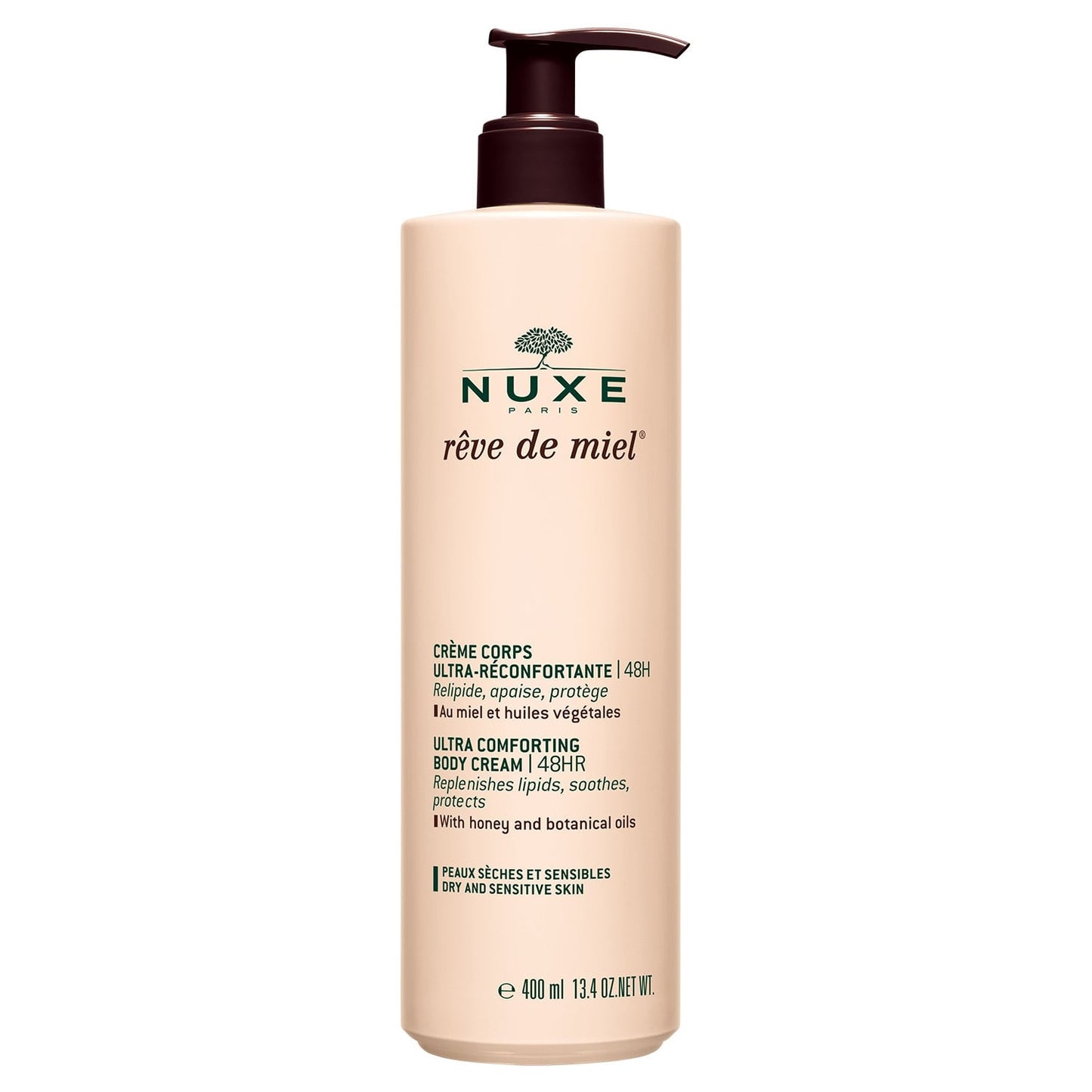 Crème Corps Sèche et Sensible Relipide Répare et Apaise Miel Rêve de Miel NUXE 
