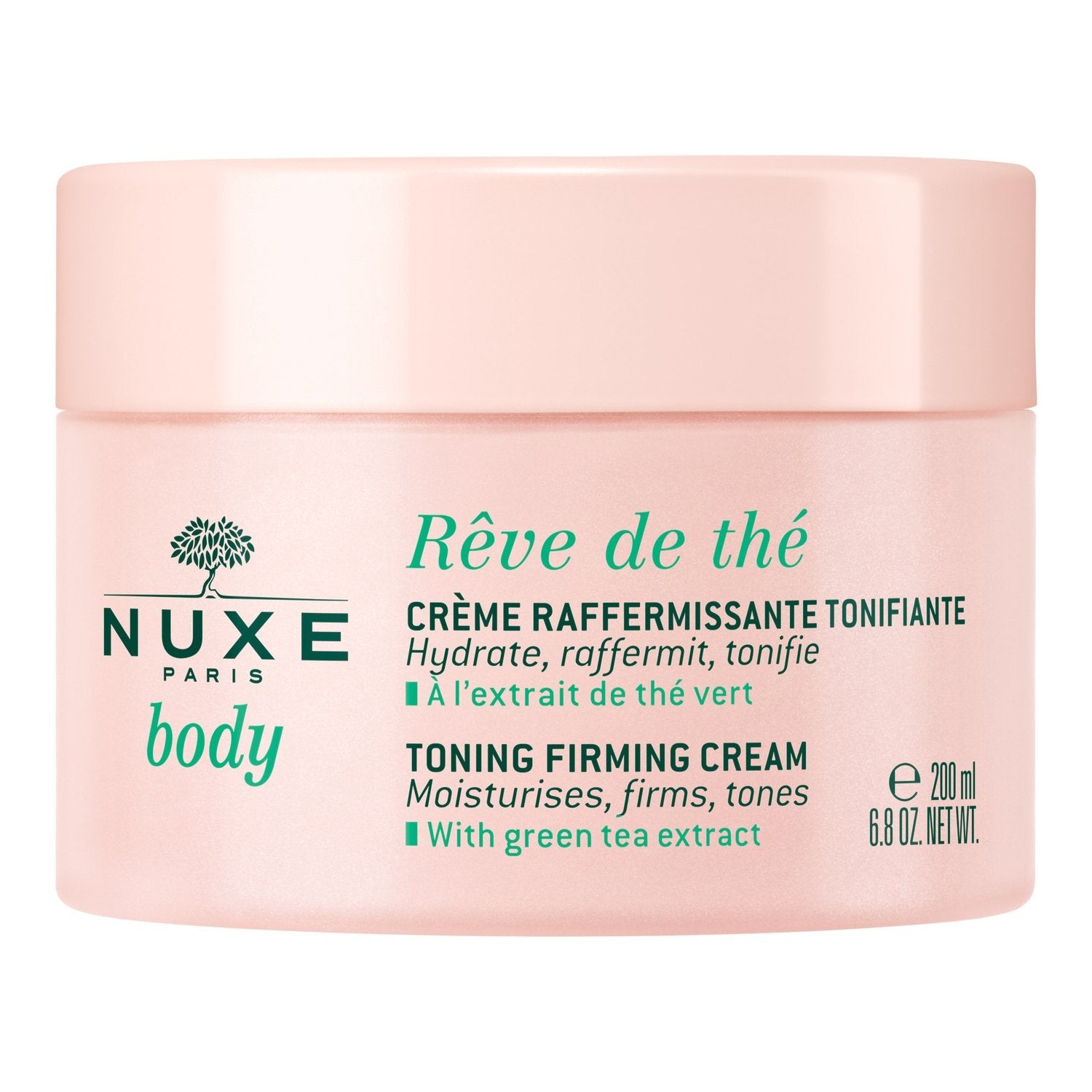 Crème Visage Raffermissante et Tonifiante Extrait de Thé Vert NUXE le pot de 200mL