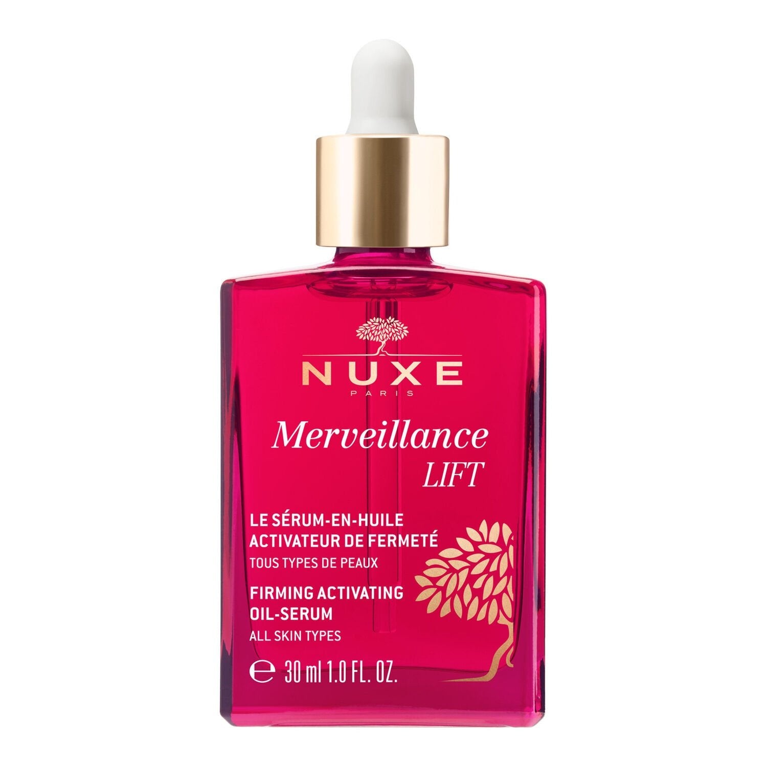 Sérum en Huile Activateur de Fermeté Anti-Âge Merveillance Lift NUXE le flacon de 30mL