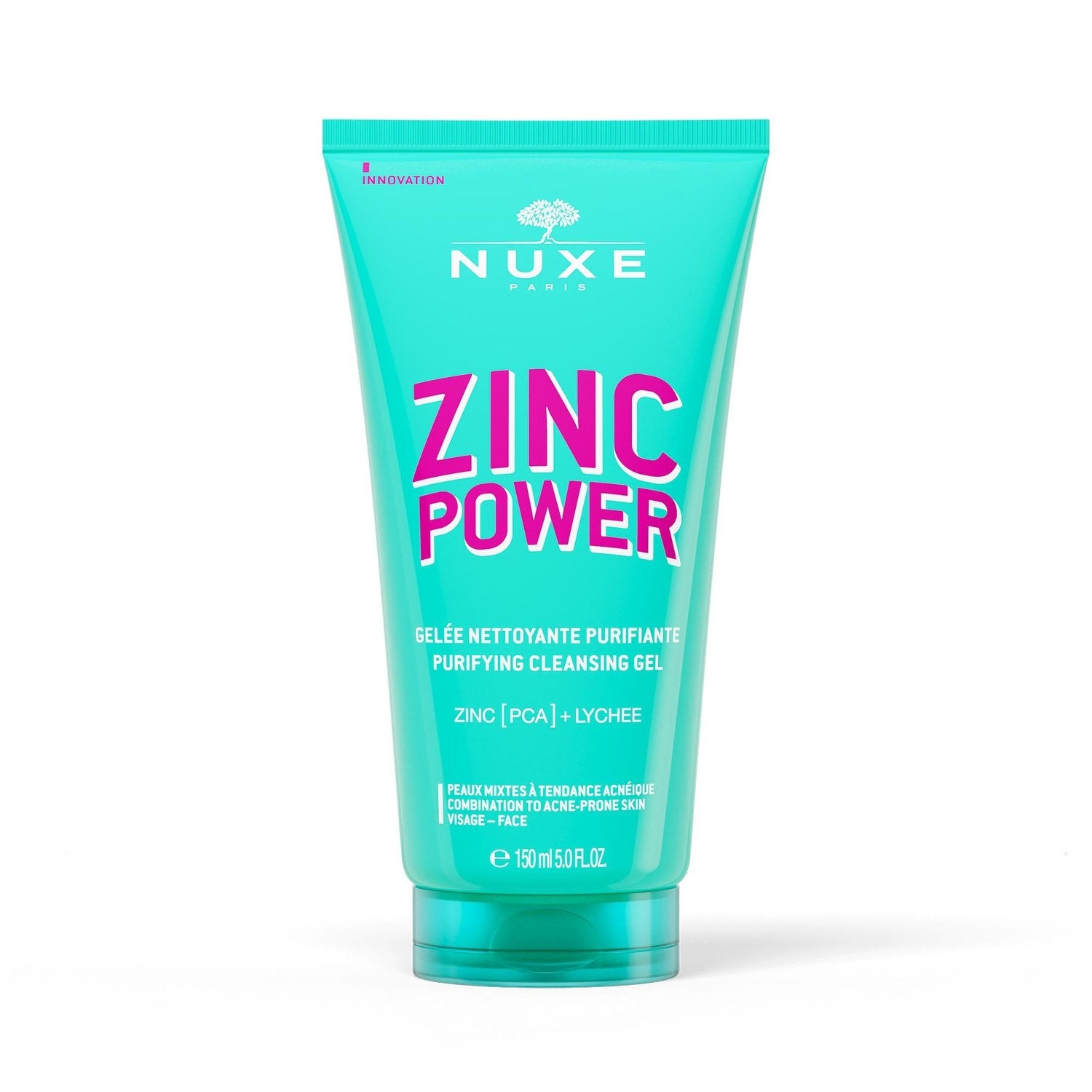 Gel Nettoyant Visage Anti-Imperfections Zinc Power NUXE le flacon de 150mL