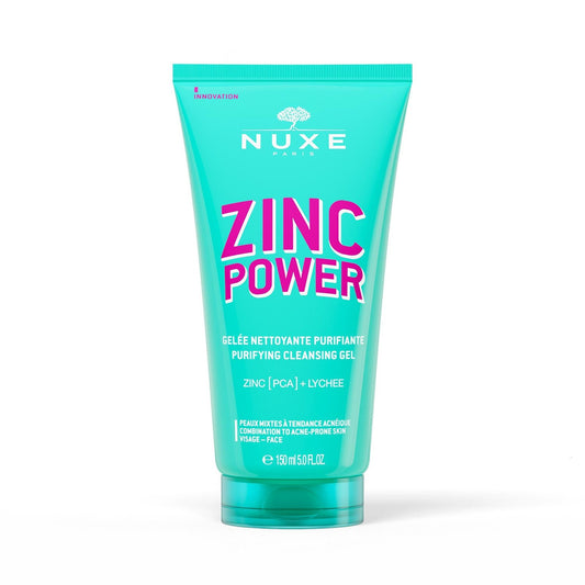 Gel Nettoyant Visage Anti-Imperfections Zinc Power NUXE le flacon de 150mL