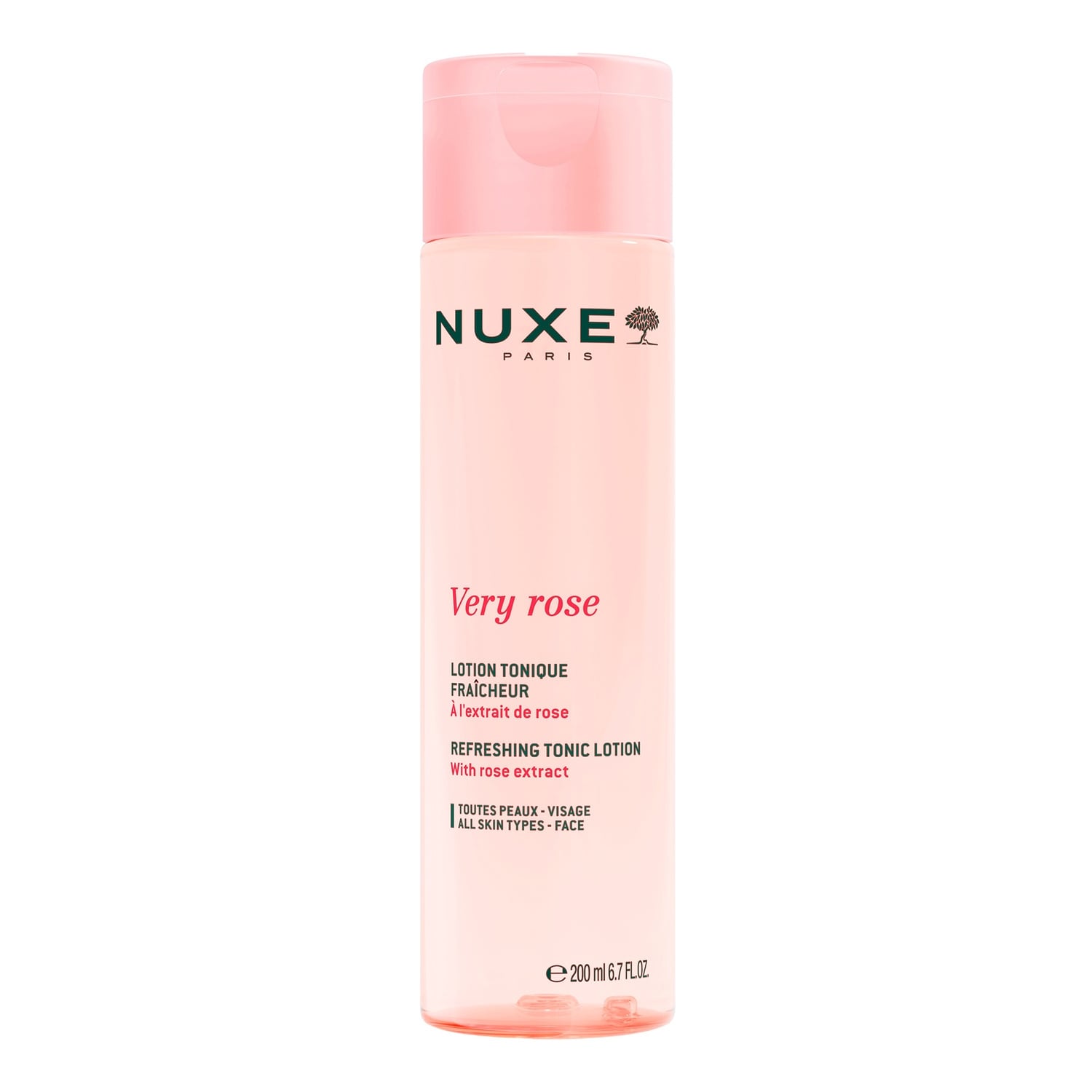 Lotion Visage Toutes Peaux Hydratante Apaisante Tonique Fraîcheur Rose Very Rose NUXE 
