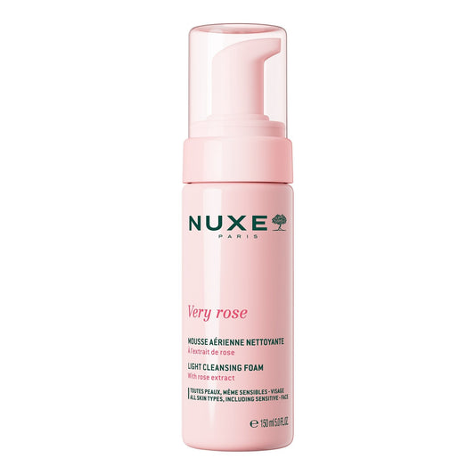 Mousse Visage Femme Tout Type de Peau Nettoyante et Apaisante Very Rose NUXE le flacon de 150mL