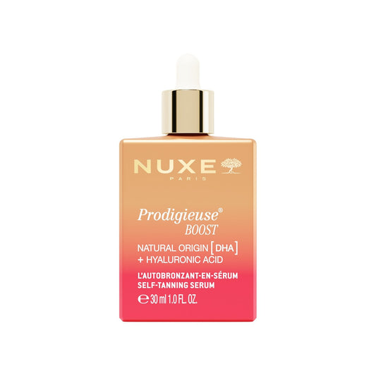 Autobronzant Sérum Visage Corps Origine Naturelle Acide Hyaluronique Prodigieuse Boost NUXE le flacon de 30mL