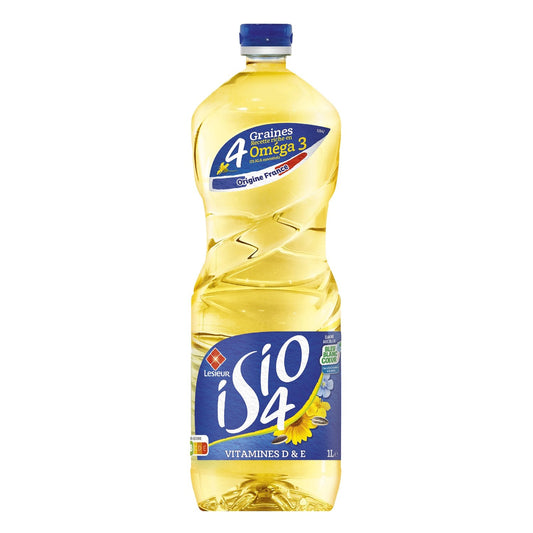Huile Combinée 4 Huiles de Graines Isio 4 la bouteille de 1L