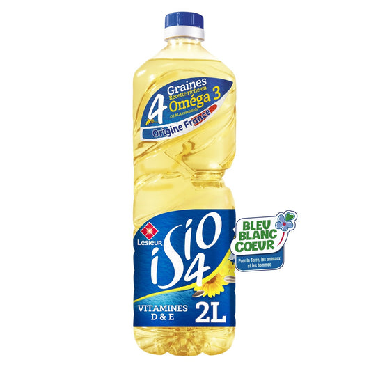 Huile Combinée 4 Huiles de Graines Isio 4 la bouteille de 2L