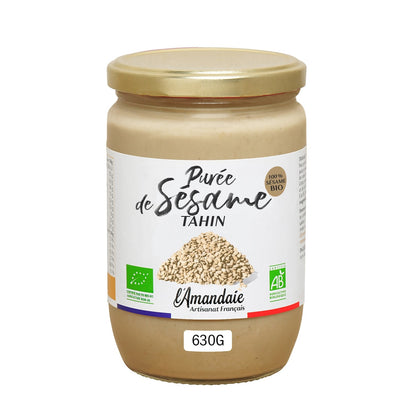 Pâte à Tartiner Purée de sésame tahin crue BIO L'AMANDAIE 