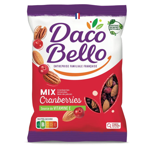 Fruits Secs Mix Cranberries DACO BELLO le sachet de 350g