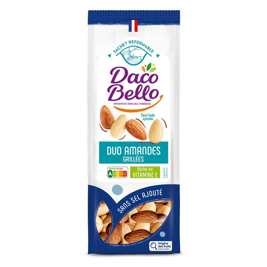 Duo Amandes Grillées Sans Sel DACO BELLO le sachet de 175g
