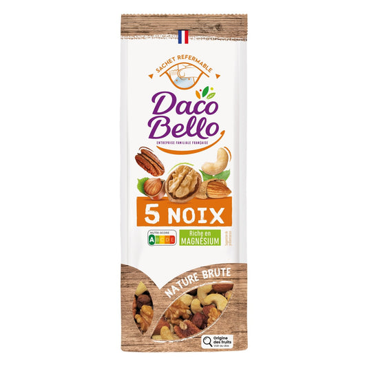 Mélange de 5 Noix DACO BELLO le sachet de 150g