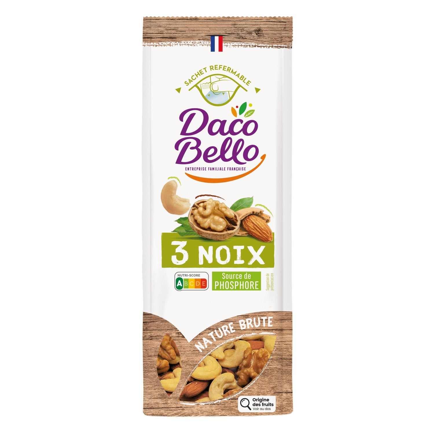 Mélange de 3 Noix DACO BELLO le sachet de 150g