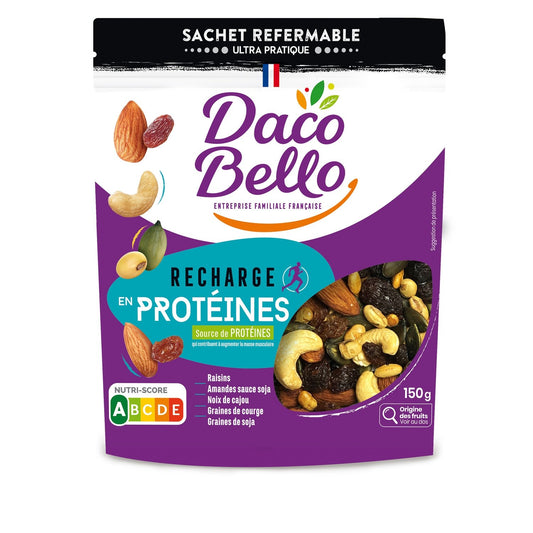 Mélange de Fruits Séchés Recharge en Protéines DACO BELLO le paquet de 150g