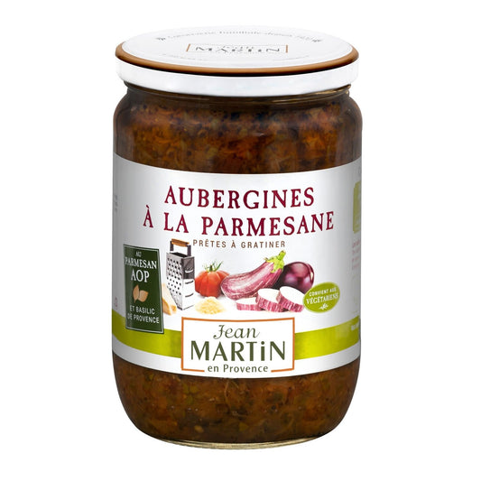 Aubergines à la Parmesane JEAN MARTIN le bocal de 600g