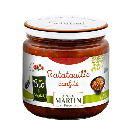 Ratatouille Confite aux Cranberries Bio JEAN MARTIN le bocal de 360G