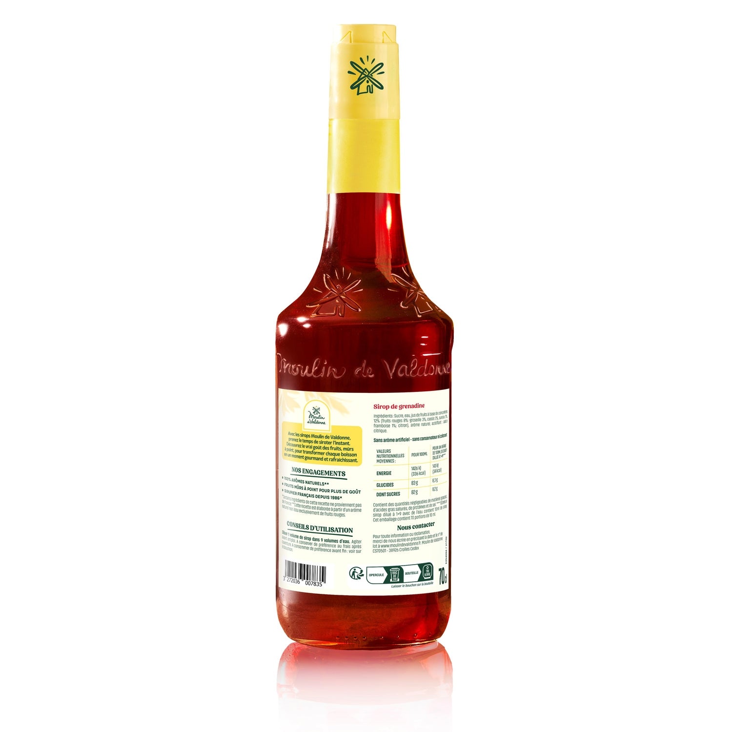 Sirop Grenadine MOULIN DE VALDONNE 