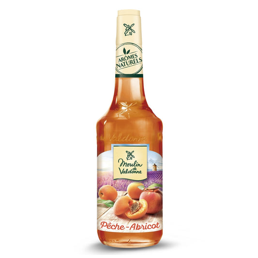 Sirop Pêche Abricot MOULIN DE VALDONNE la bouteille de 70cL