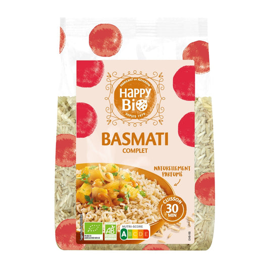 Riz Basmati Bio Complet HAPPY BIO